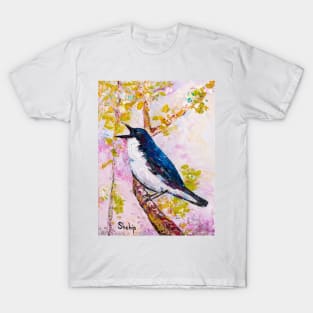 Nightingale On The Tree T-Shirt